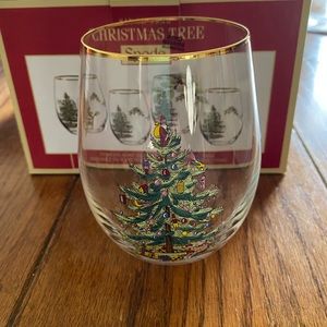 Spode Stemless Wine Glass Set (530 ml), 19 ounce